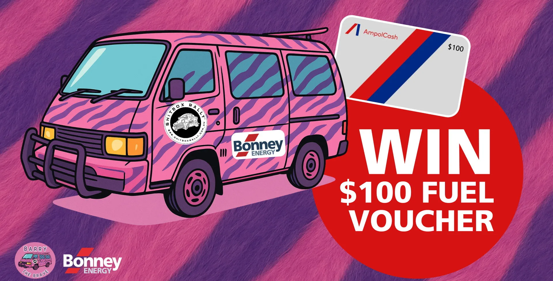 Win a $100 Fuel Voucher - Thanks to Barry the Brave