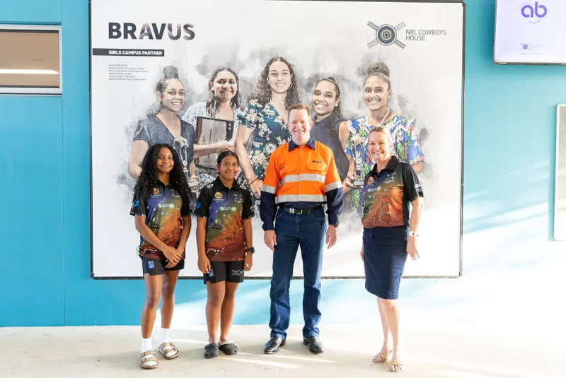 Bravus partners with NRL Cowboys House to support students from remote and educationally disadvantaged communities
