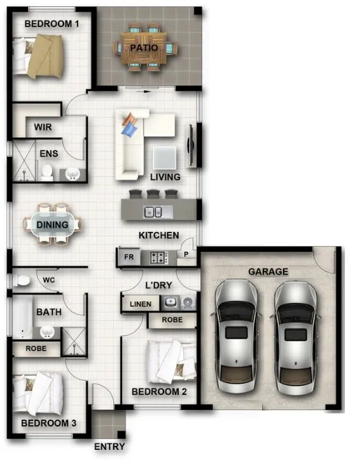 Lot 132 - Yungaburra Rise Floorplan Image