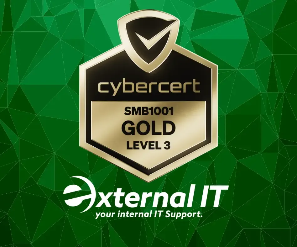 External IT Achieves SMB1001:2025 Cybersecurity Certification