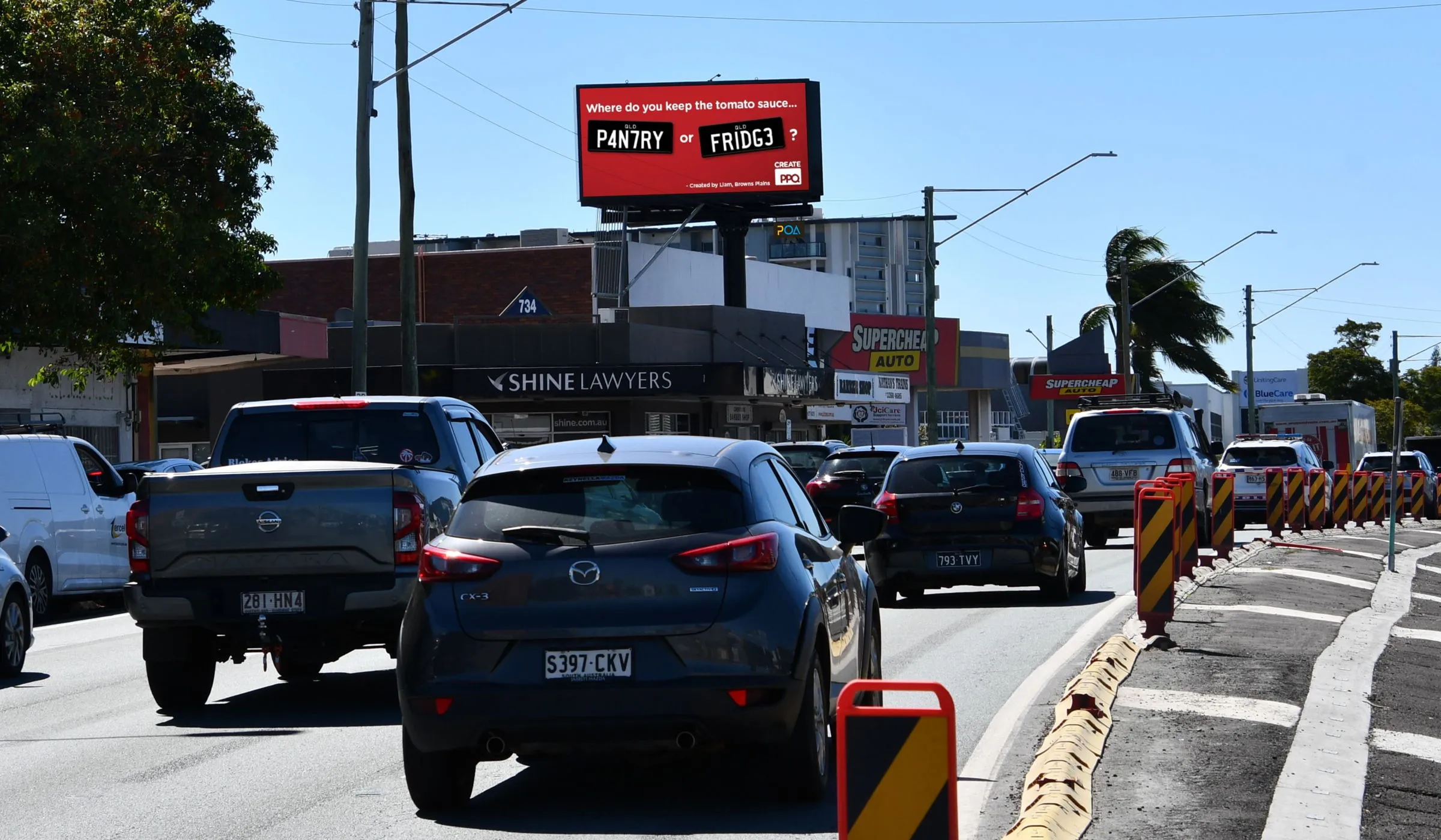 Gympie Road, Chermside, Northbound