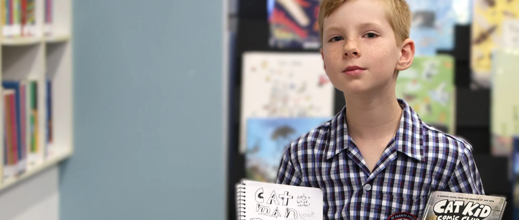 Budding author at St Francis Xavier receives special delivery