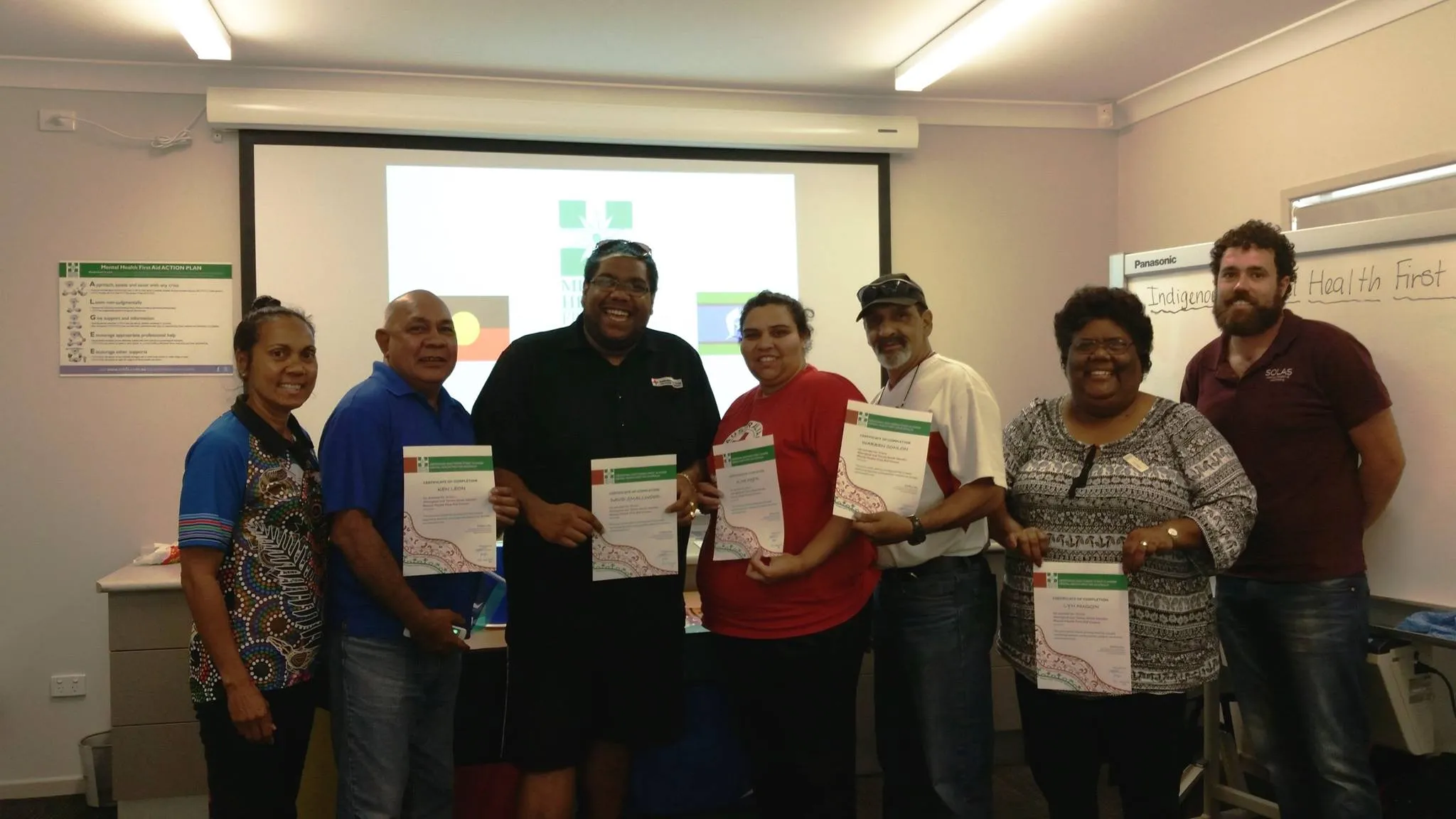 Training our employees and community to better support our community. Image