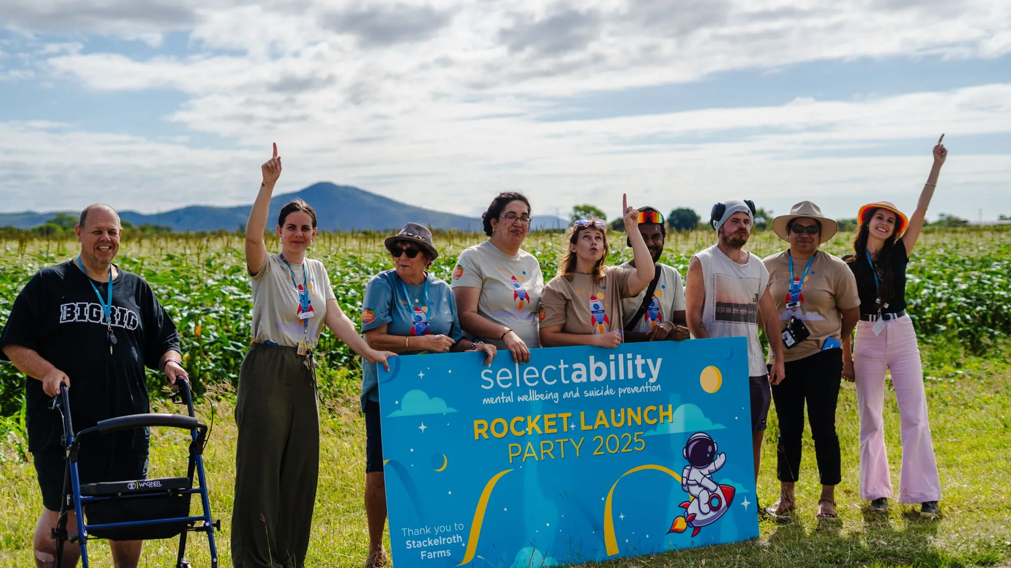 Bowen and Mackay recipients have all eyes on rocket launch 