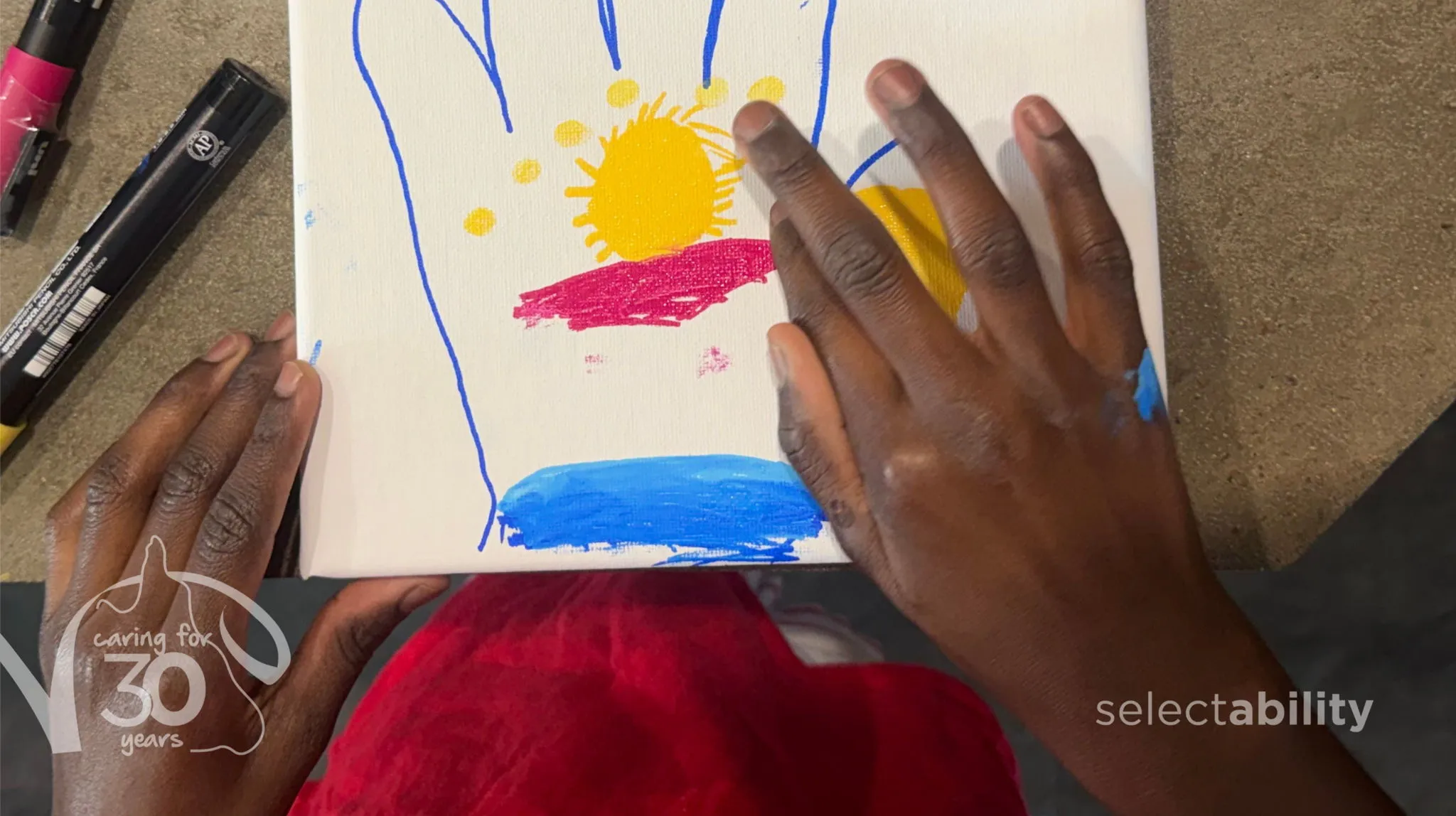 Creative connections: young people’s art skills on display for 30th anniversary  