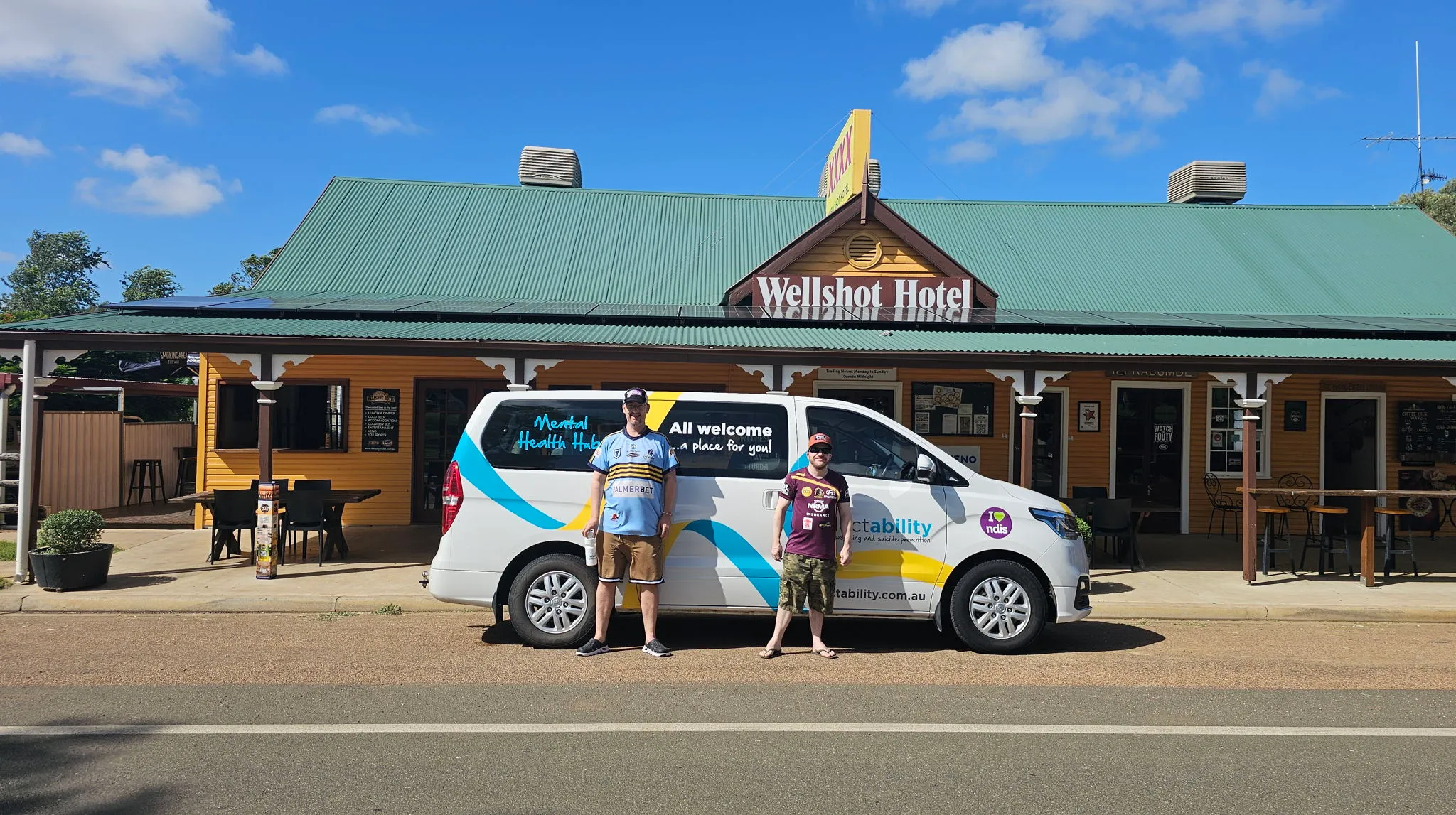 Driving community connection in Longreach!