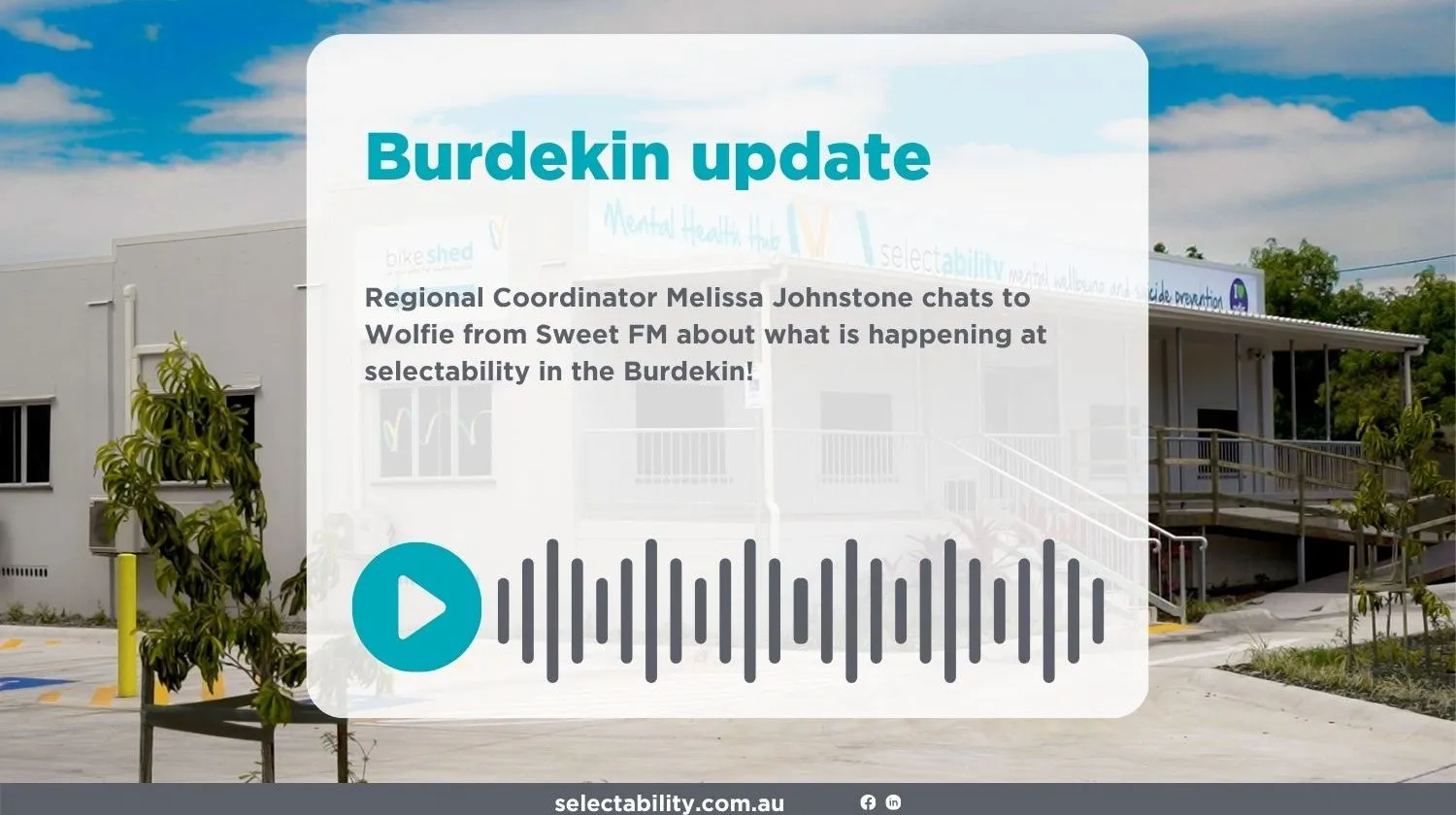 Melissa Johnstone, Burdekin's regional coordinator, chats about local services