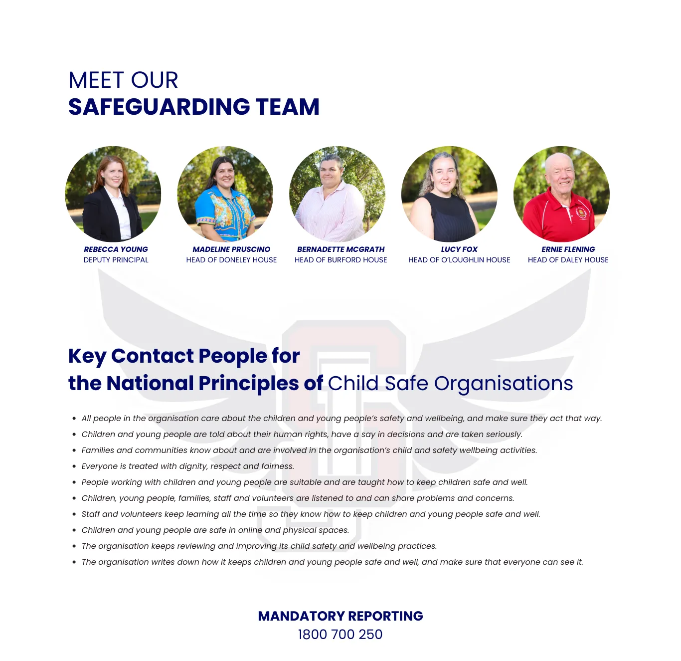 Safeguarding contacts