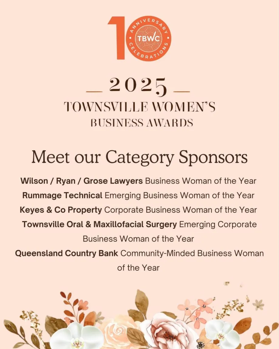 2025 Townsville Business Women's Awards Sponsors